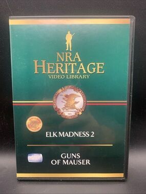 New Old Stock DVD NRA Heritage Elk Madness 2 & Guns of Mauser
